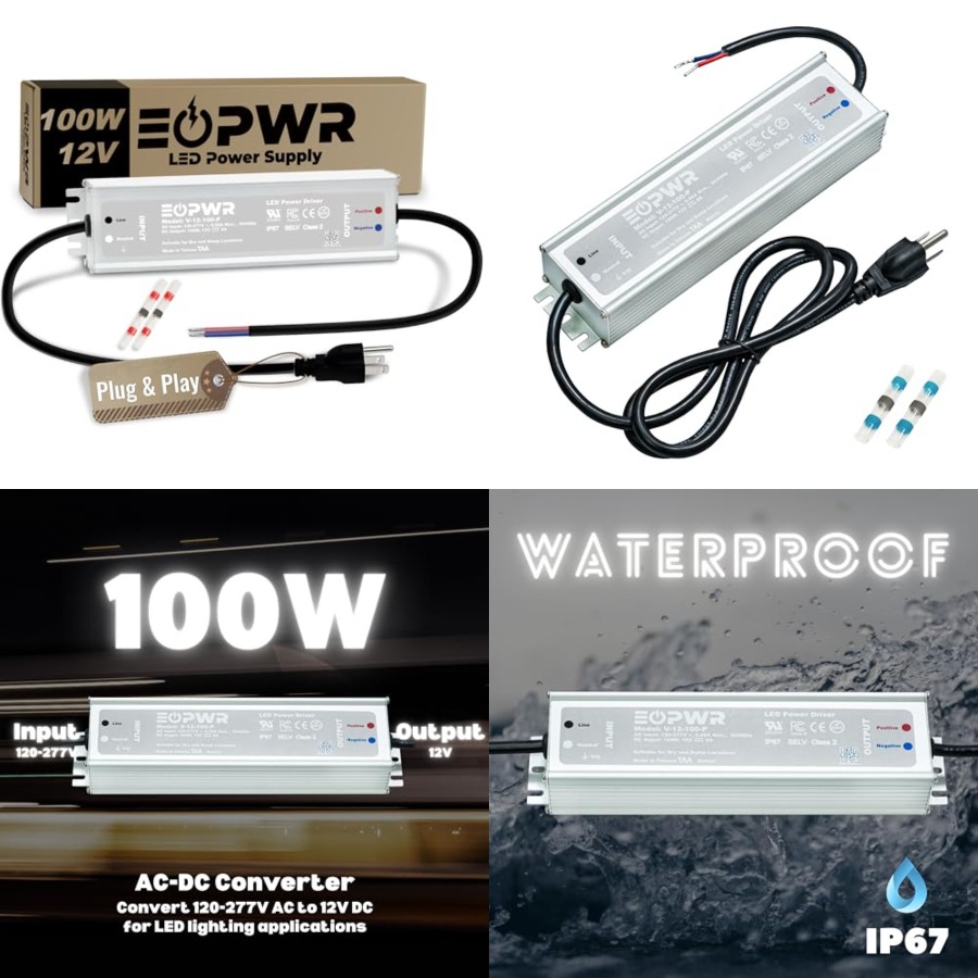 Ac Outdoor Power - Driver LED Tahan Air IP67 Catu