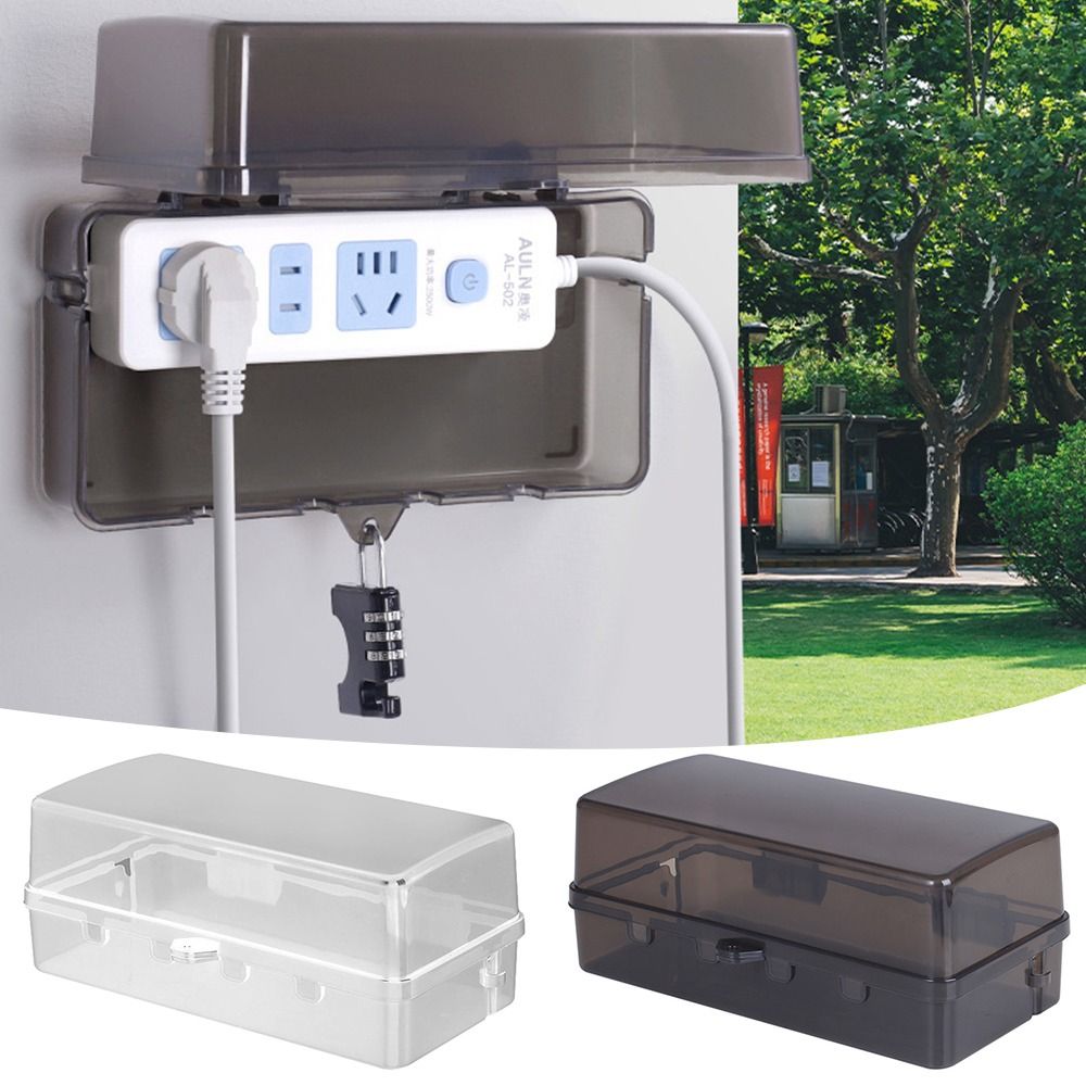 Kotak Steker Plastik Tahan Lam - Outdoor Power Strip Weatherproof ulasan dan harga