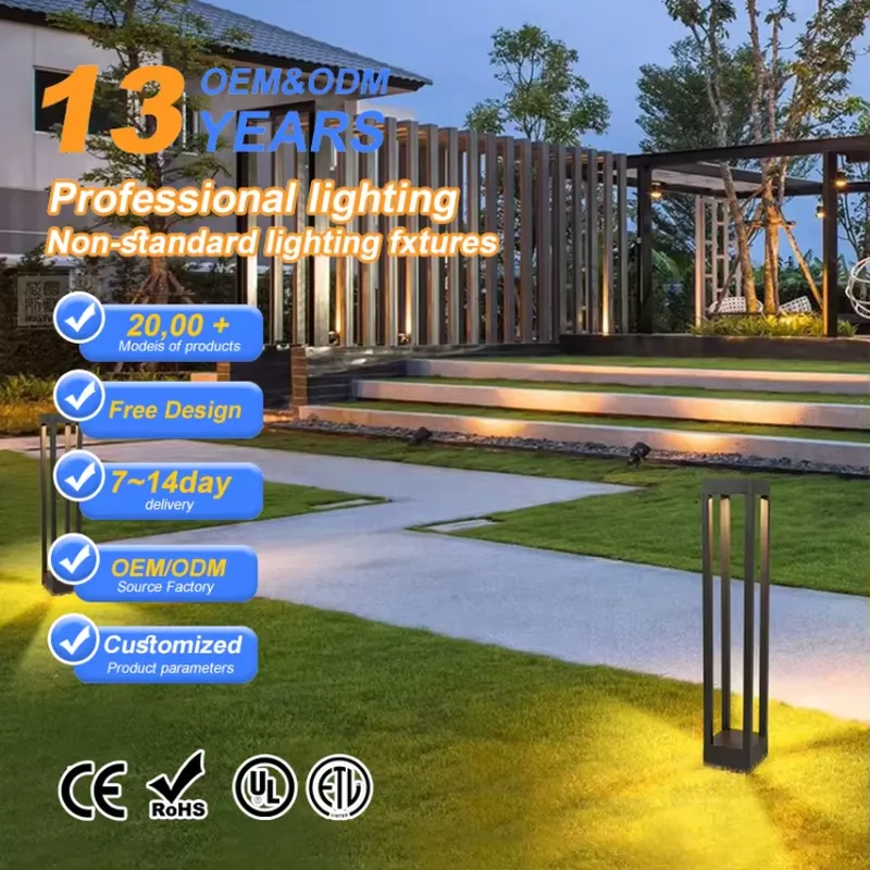 Lampu Bollard LED Chip COB Tah - Ac Outdoor Power ulasan dan harga