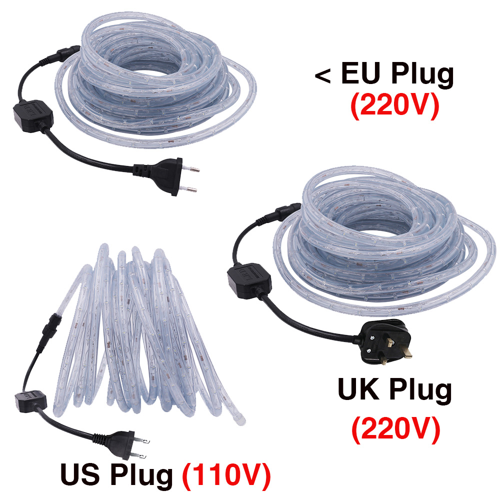 220V 110V Lampu Tali Tube Pela - Outdoor Power Strip Weatherproof ulasan dan harga
