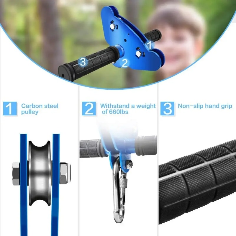 30m kit zip line outdoor terla - Outdoor Power Tool Kit ulasan dan harga